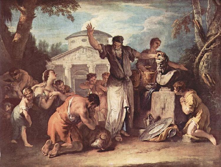 Sebastiano Ricci Opfer fur den Gott Selenos china oil painting image